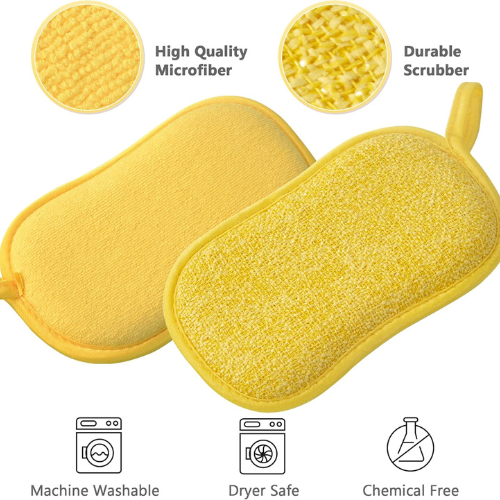Multipurpose Kitchen Scrub Sponges (Multicolor).