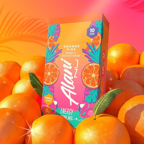 Alani Nu ORANGE KISS Energy Sticks – 10 Pack