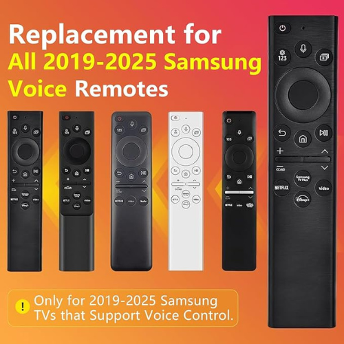 Samsung Smart TV Remote Replacement – 2019–2025, Voice Control