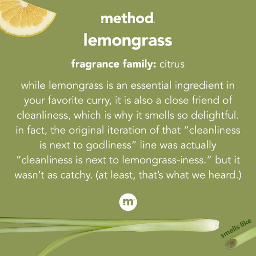 Method Heavy Duty Degreaser , Lemongrass Scent (1-Pack).