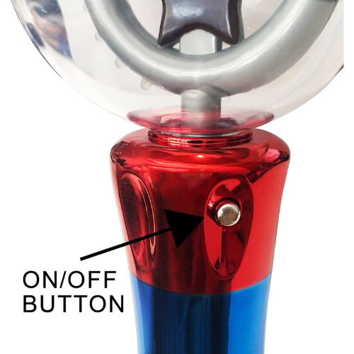 ArtCreativity LED Spinning Magic Ball Wand Sensory Light Up Toy for Kids