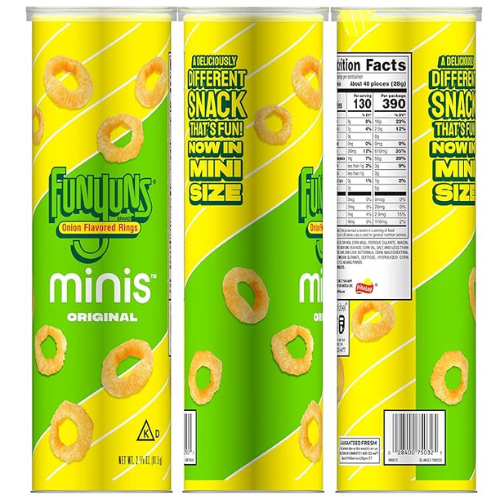 Funyuns Minis β Original Flavor, 2.875 oz Canister