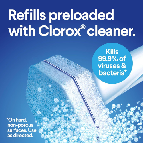 Clorox ToiletWand Toilet Cleaning System , Powerful Bathroom Cleaning & Dorm Room Essential.