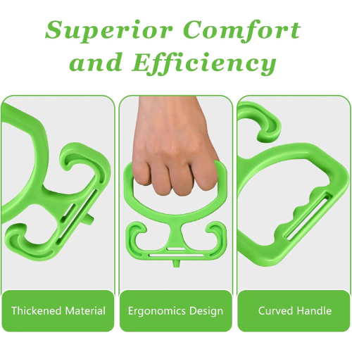 Reusable Grocery Bag Handles 2 Pack , Holds Up to 90 lbs