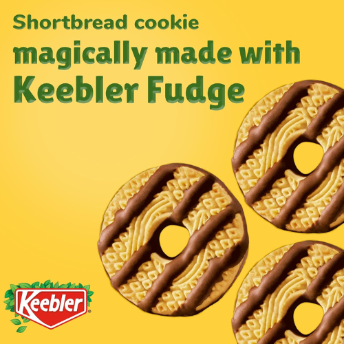 Keebler On The Go Fudge Stripes Cookies , 12 Count Snack Packs.