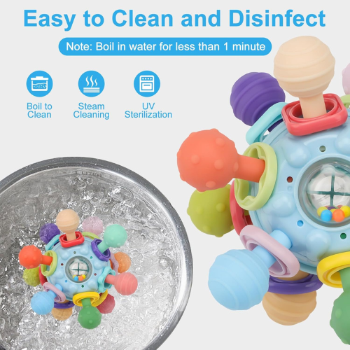 Montessori Baby Sensory and Teething Toys – Developmental learning toys