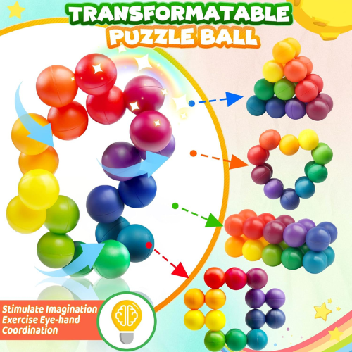Autism Sensory Fidget Ball Toy  Calming Travel and Classroom Activity