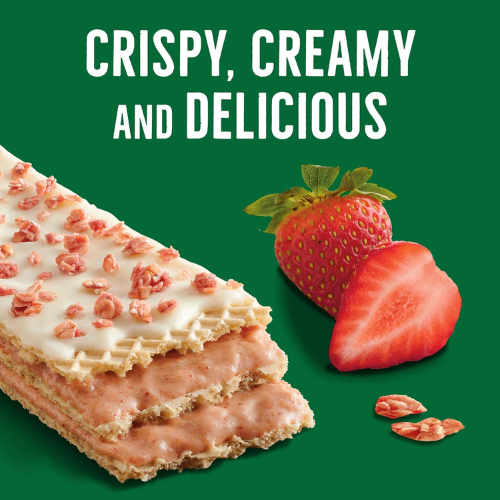 Nature Valley Strawberry Wafer Bars 5 Crispy Creamy Bars