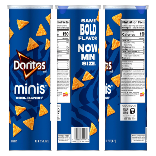 Doritos, Minis Cool Ranch, 5.12 Ounce