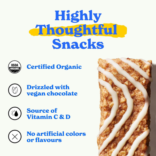MadeGood Morning Cinnamon Bun Bars Organic , (5ct , 5.3oz)