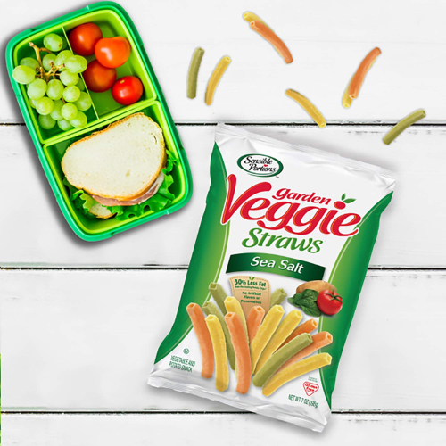 Sensible Portions Garden Veggie Sea Salt Straws 7 oz