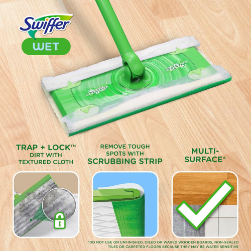 Swiffer Sweeper Wet Mopping Cloths , 24 Count