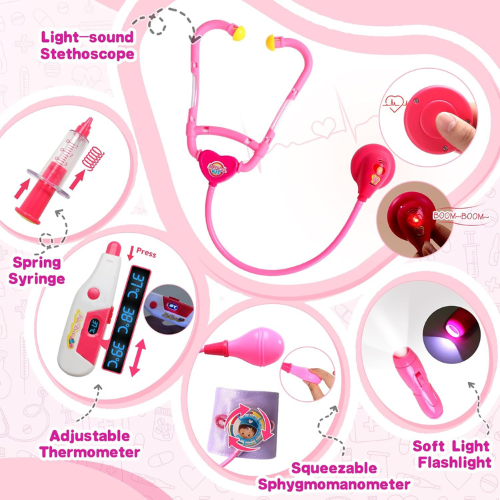 Doctor Kit for Toddlers , Doctor Toys for Girls.