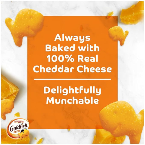Goldfish Cheddar Crackers – 27.3oz Carton