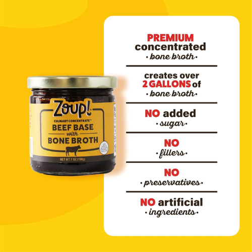 Zoup! Good Really Good Beef Bone Broth Concentrate , 7 oz (1 Pack)