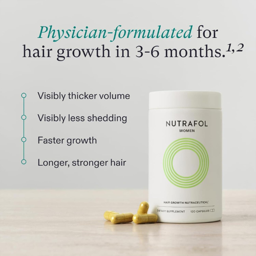 Nutrafol Women's – Hair Growth Supplement for Ages 18-44, 1-Month Supply