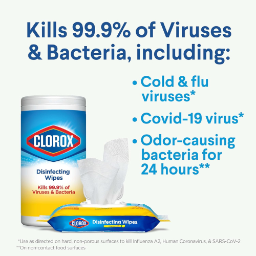 Clorox Disinfecting Wipes Value Pack , Household & Dorm Room Essentials .