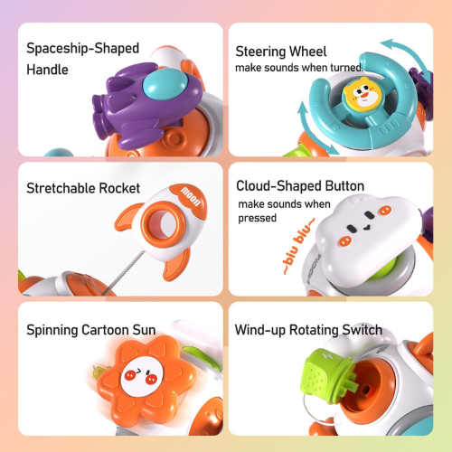 Montessori Toys for 1-3 Year Old Baby , Easter Basket Gift for Infants & Toddlers