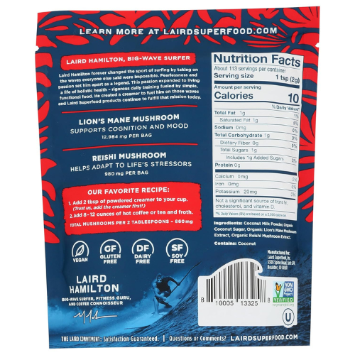 LAIRD SUPERFOOD Sweet & Creamy Superfood Creamer 8 OZ