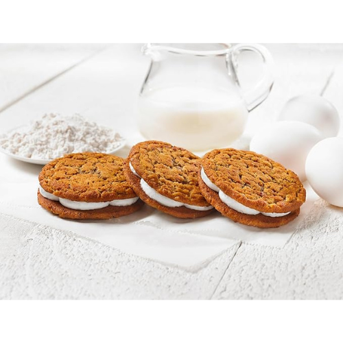Little Debbie Oatmeal Crème Pies – 12 Sandwich Cookies (16.2 oz Box)