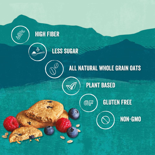 Nairn's Gluten Free Blueberry & Raspberry Breakfast Biscuits 5.64 oz