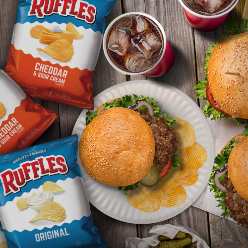 Ruffles Original Potato Chips , 1 Ounce (Pack of 40)