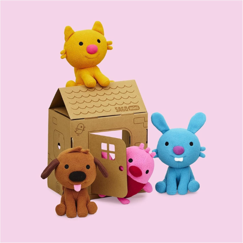 Sago Mini Plush Gift Pack 4 Stuffed Animals for Kids Ages 3+