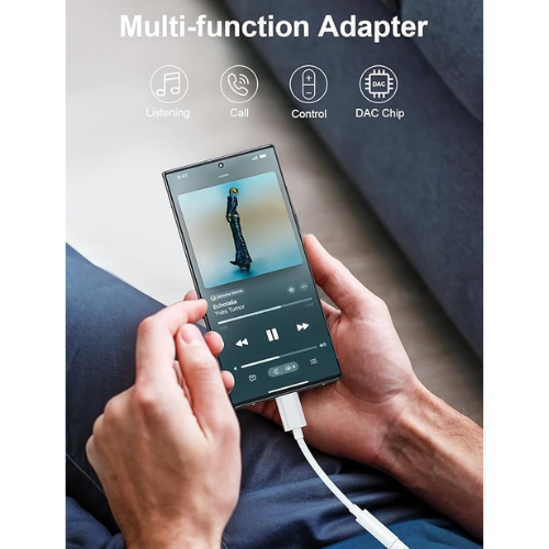 USB-C to 3.5mm Audio Adapter – HiFi 2-Pack, Type-C to Aux