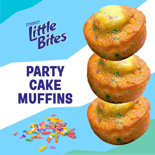 Entenmann's Little Bites Party Cake Muffins Mini Muffins Pouches  (8.25oz)