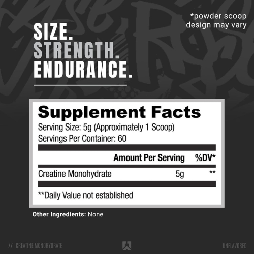 Ryse Element Series Creatine Monohydrate – Perform Better, 60 Servings