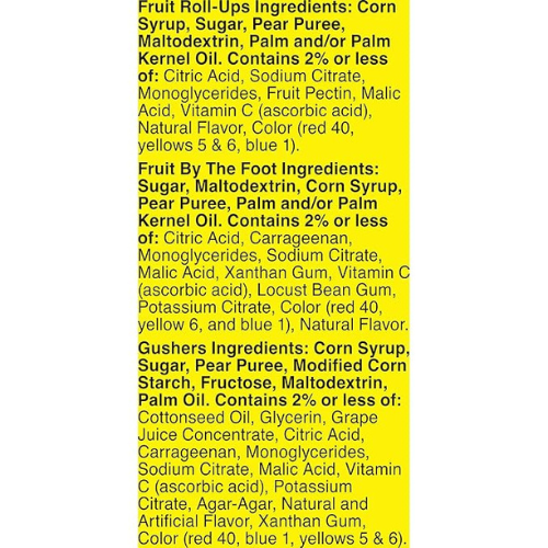 Fruit Snacks Variety Pack β Gushers, Roll-Ups & Fruit by the Foot (16 Pouches, 10.2 oz)