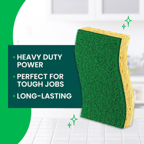 Scotch Brite Heavy Duty Scrub Sponges , 9 Pack.