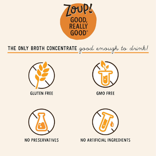Zoup! Good Really Good Beef Bone Broth Concentrate , 7 oz (1 Pack)