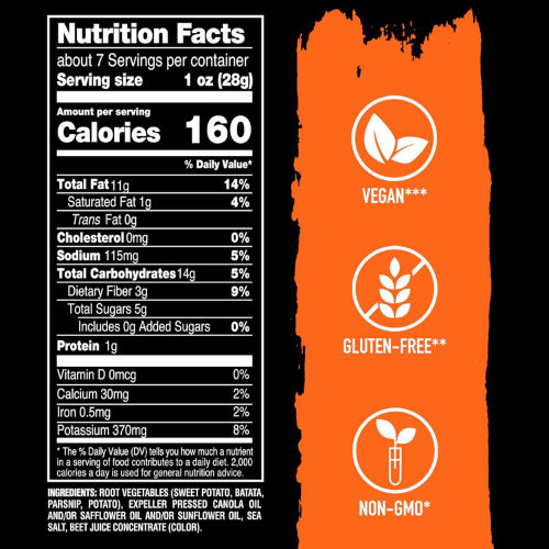 Terra Vegetable Chips Original Chips with Sea Salt 6.8 Oz