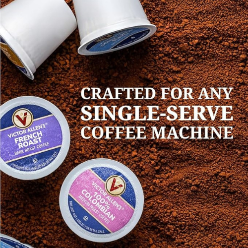 Victor Allen’s Coffee Pods – Variety Pack, 42 Ct, Keurig Compatible