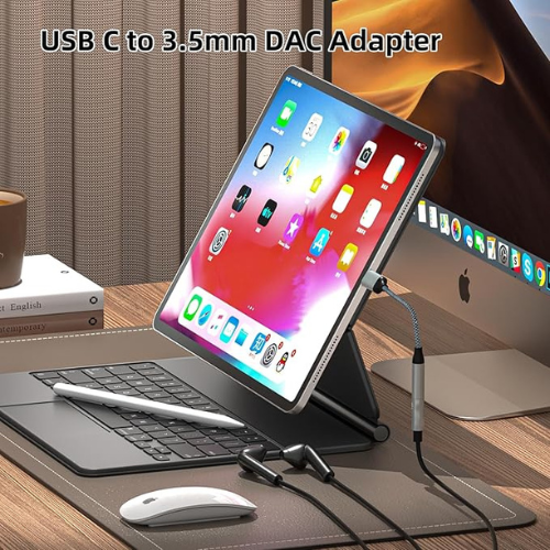 USB-C to 3.5mm Audio Adapter β 2-Pack (Black)