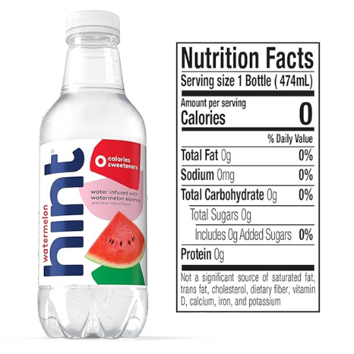 Hint Fruit-Infused Water – Variety Pack, 16 Fl Oz, 12 Bottles
