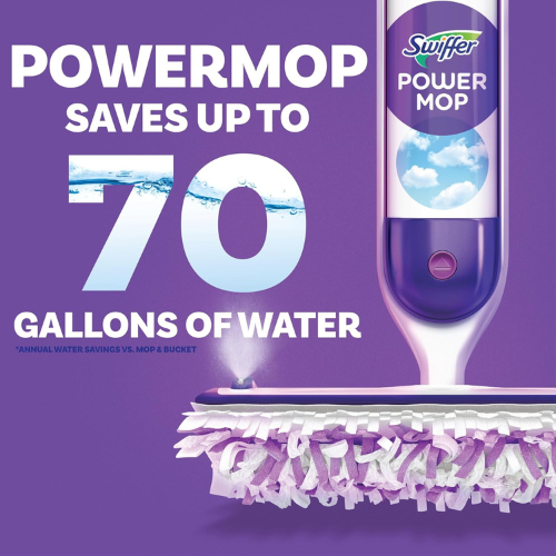 Swiffer Power Mop Floor Cleaning Solution  25.3 fl oz , 2-Pack