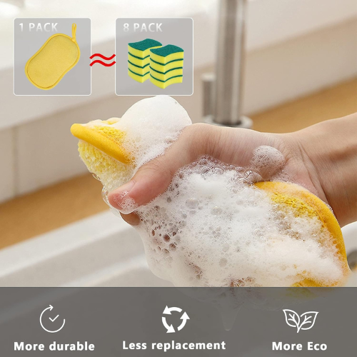 Multipurpose Kitchen Scrub Sponges (Multicolor).