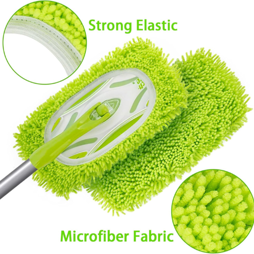 Reusable Microfiber Mop Pads , Tile & Laminate Floor Cleaning (4 Pack).