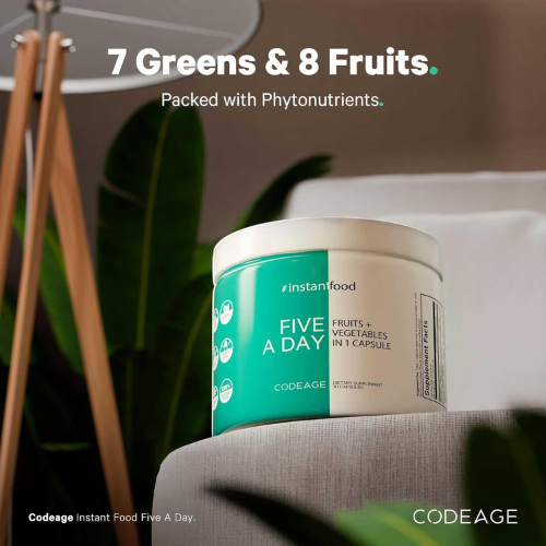 Codeage Fruits & Veggies – Vegan, 15 Greens & Fruits, 30ct