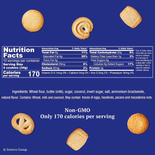 Royal Dansk Danish Cookie Selection 12 Oz Tin