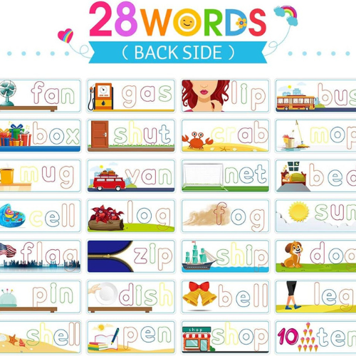 KMUYSL See & Spell Learning Toys for Kids , Educational Preschool Activity Set for Boys & Girls.