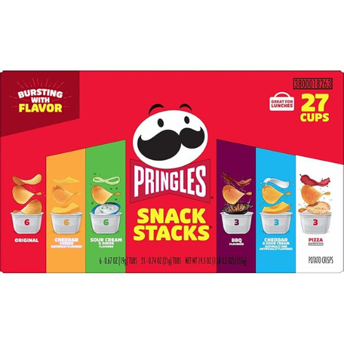 Pringles Snack Stacks Variety Pack β 27 Cups