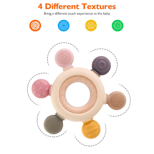 Akolik Infant Teether Safe BPA Free Baby Toy (0–12M)