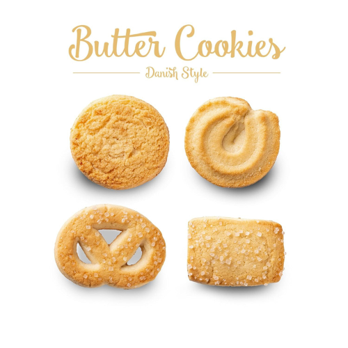 Mattigan's Traditional Danish Butter Cookies 16 Oz Tin