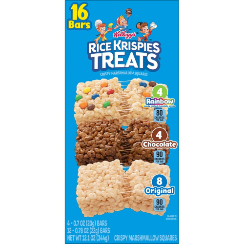 Rice Krispies Treats Variety Pack 16 Crispy Marshmallow Bars