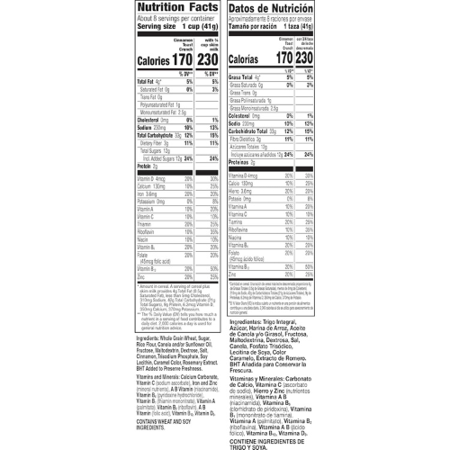 Cinnamon Toast Crunch Breakfast Cereal , Crispy Cinnamon Cereal , 12 oz