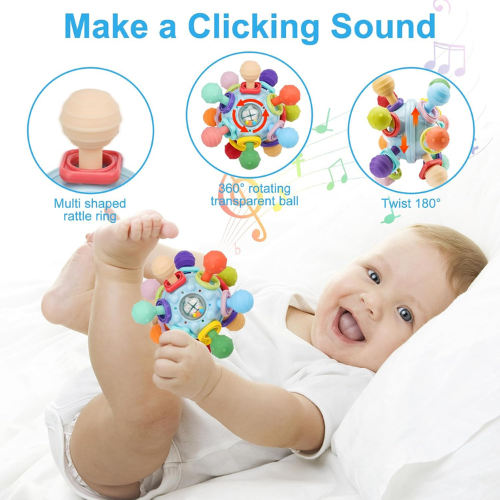 Montessori Baby Sensory and Teething Toys – Developmental learning toys