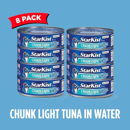StarKist Chunk Light Tuna – 5oz Cans, 8-Pack, Wild Caught
